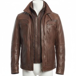 Agents of Shield Jeff Ward (Deke Shaw) Brown Leather Jacket Agents of Shield Jeff Ward (Deke Shaw) Brown Leather Jacket