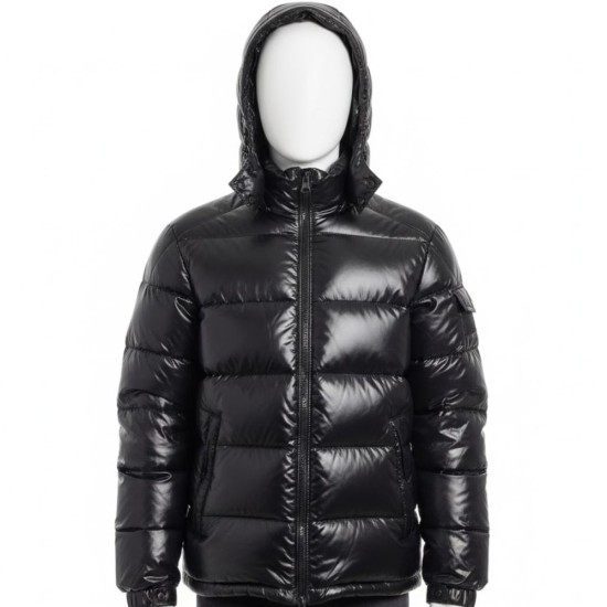 Divinity Eddie Alcazar Black Puffer Jacket Divinity Eddie Alcazar Black Puffer Jacket
