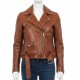 Emma Watson Brown Leather Jacket Emma Watson Brown Leather Jacket