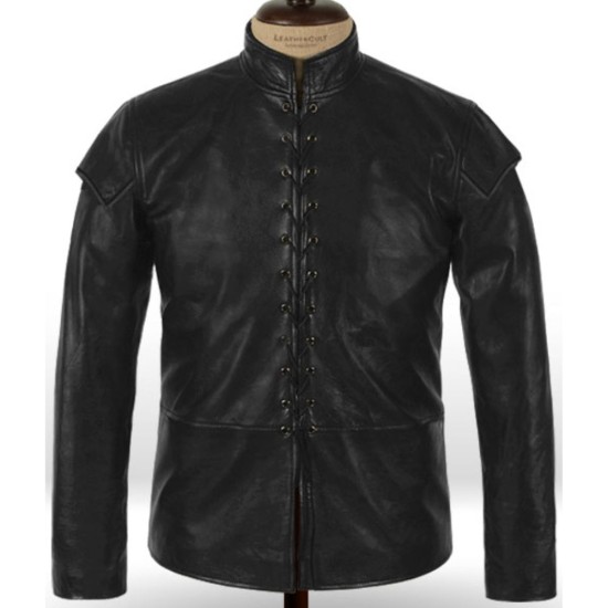 Game Of Thrones Kit Harington (Jon Snow) Distressed Leather Coat