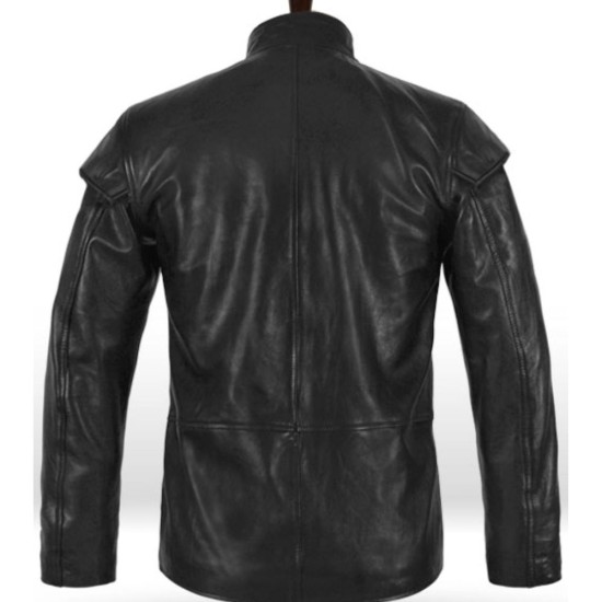 Game Of Thrones Kit Harington (Jon Snow) Distressed Leather Coat