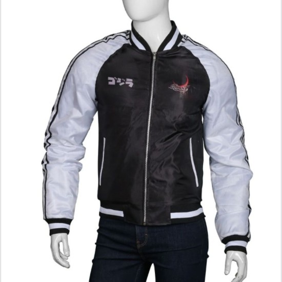 Godzilla: King Of The Monsters Bomber Satin Jacket Godzilla: King Of The Monsters Bomber Satin Jacket