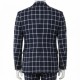 Greg Olsen Black Plaid Coat