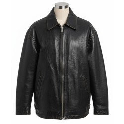 Hailey Bieber Black Leather Jacket Hailey Bieber Black Leather Jacket