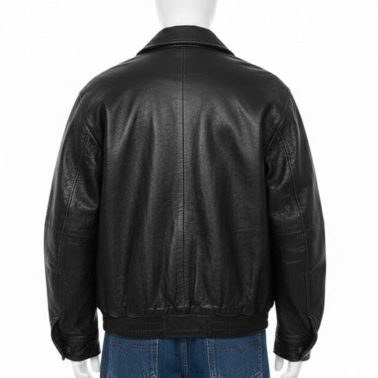 Hailey Bieber Black Leather Jacket Hailey Bieber Black Leather Jacket