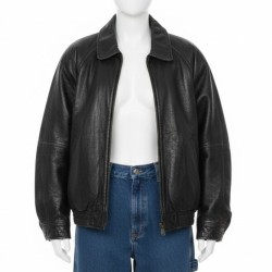 Hailey Bieber Black Leather Jacket Hailey Bieber Black Leather Jacket