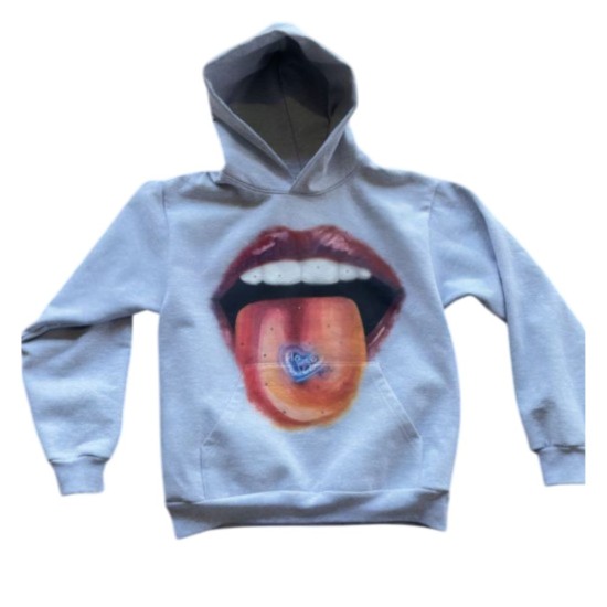 Homesick Fleece Grey Hoodie