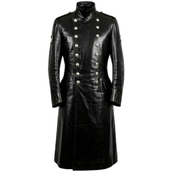 Inglourious Basterds Christoph Waltz (Col. Hans Landa) Leather Coat Inglourious Basterds Christoph Waltz (Col. Hans Landa) Leather Coat