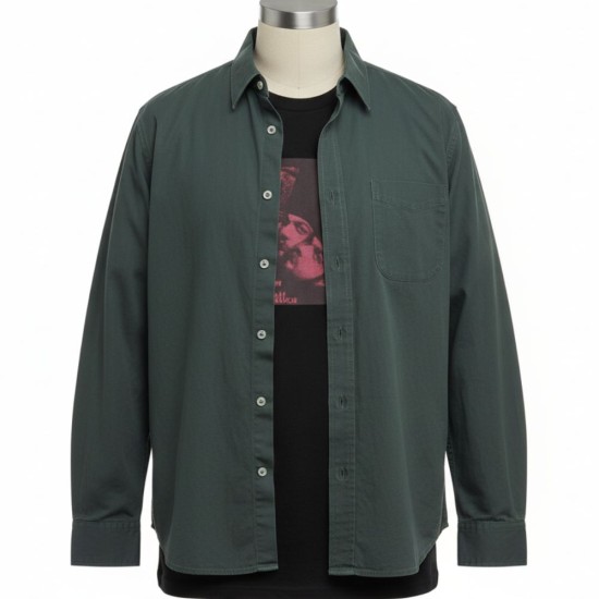 Ted Lasso Higgins (Jeremy Swift) Green Cotton Jacket