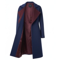 Mystic Christmas Juniper Jones (Jessy Schram) Blue Coat