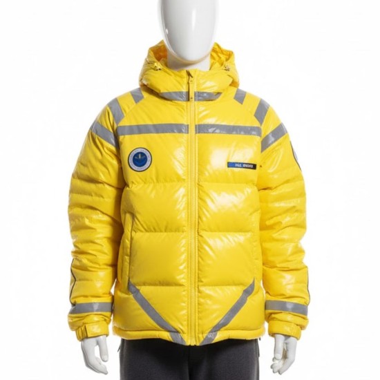 Juice Wrld (Jarad Anthony Higgins) Yellow Puffer Jacket