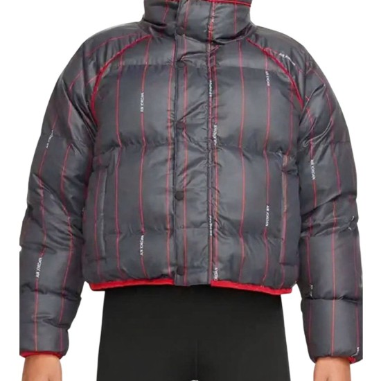 Ted Lasso S03 Juno Temple (Keeley Jones) Down Puffer Jacket Ted Lasso S03 Juno Temple (Keeley Jones) Down Puffer Jacket