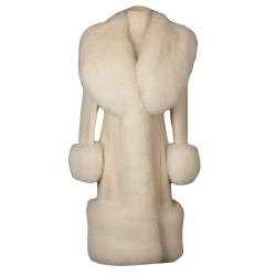 Kelly Clarkson White Furr Coat Kelly Clarkson White Furr Coat