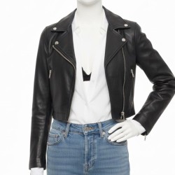 Kendall Jenner Black Leather Jacket