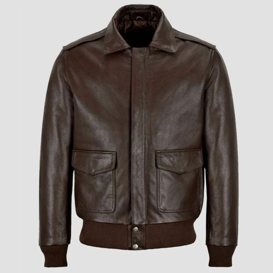 Kendall Jenner Brown Leather Jacket