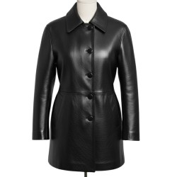 Kylie Jenner's Black Leather Coat