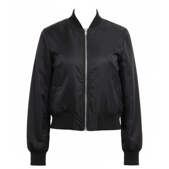 Michelle Keegan Black Bomber Jacket Michelle Keegan Black Bomber Jacket