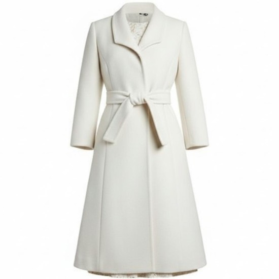 The Marvelous Mrs. Maisel Season 4 Rachel Brosnahan White Coat