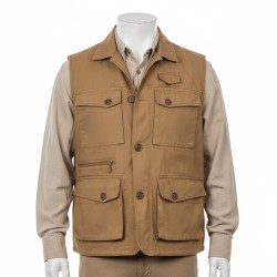 Kraven The Hunter Russell Crowe Brown Vest Kraven The Hunter Russell Crowe Brown Vest