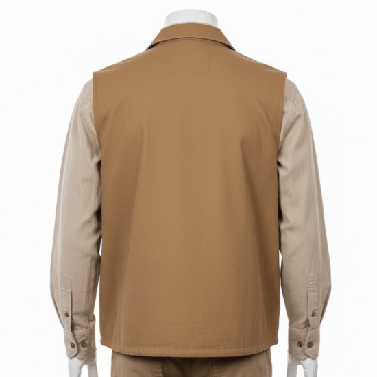 Kraven The Hunter Russell Crowe Brown Vest Kraven The Hunter Russell Crowe Brown Vest