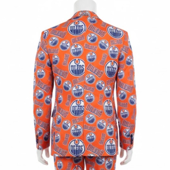 Men and Women Edmonton Oilers Suit Jacket Men and Women Edmonton Oilers Suit Jacket