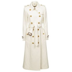 Olivia Pope Scandal Kerry Washington Double Breasted White Coat