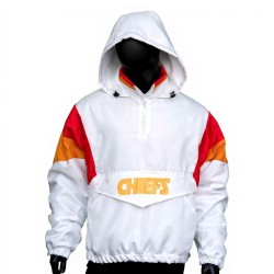 Travis Kelce Parade Chiefs White Jacket Travis Kelce Parade Chiefs White Jacket