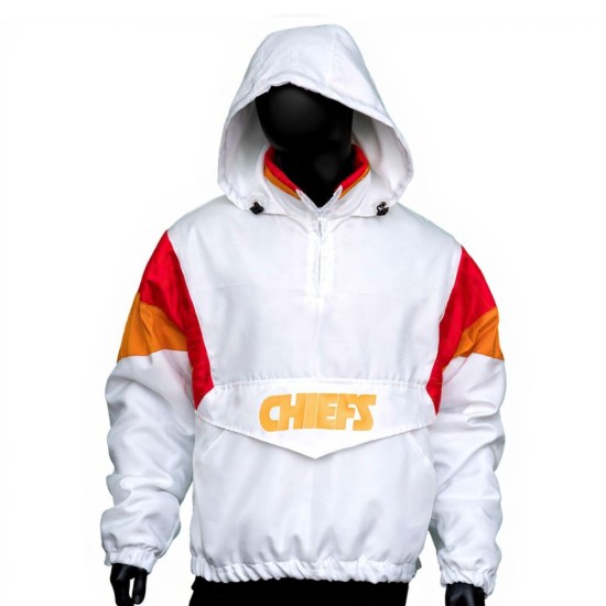 Travis Kelce Parade Chiefs White Jacket Travis Kelce Parade Chiefs White Jacket