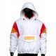Travis Kelce Parade Chiefs White Jacket Travis Kelce Parade Chiefs White Jacket