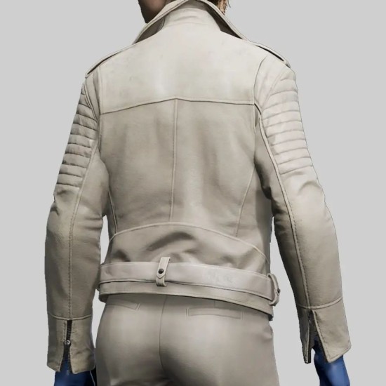 Payday 3 Pearl (Rebecca LaChance) White Leather Jacket