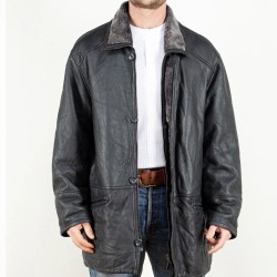 Rise of the Footsoldier 2023 Craig Fairbrass (Tate) Black Leather Jacket