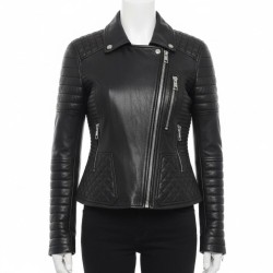 Rosie Huntington Whiteley Biker Leather Jacket Rosie Huntington Whiteley Biker Leather Jacket