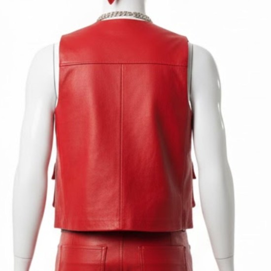 House Party Rotimi (Guile) Red Vest