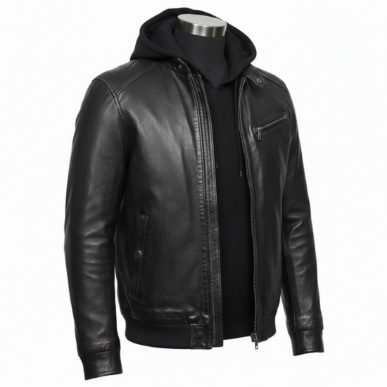 S.W.A.T. Obba Babatunde (Daniel Harrelson) Black Leather Jacket