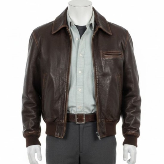 Spy Game Robert Redford (Nathan Muir) Leather Jacket Spy Game Robert Redford (Nathan Muir) Leather Jacket