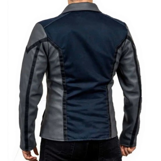 Star Trek Strange New Worlds Anson Mount Leather Jacket