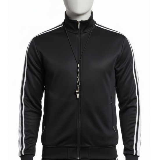 Ted Lasso S02 Brett Goldstein (Roy Kent) Black Track Jacket