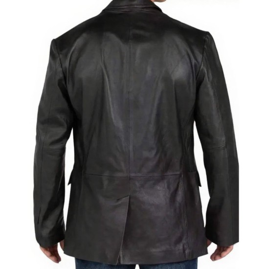 The Expendables Iko Uwais Black Leather Blazer The Expendables Iko Uwais Black Leather Blazer
