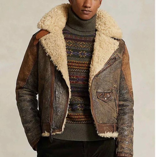 The Iron Claw Zac Efron (Kevin Von Erich) Leather Jacket