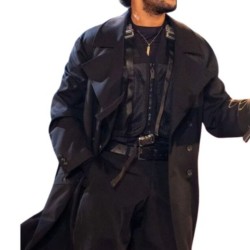 The Weeknd Sofi Stadium (Abel Makkonen Tesfaye) Black Wool Coat The Weeknd Sofi Stadium (Abel Makkonen Tesfaye) Black Wool Coat