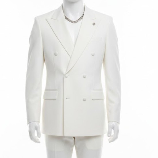 House Party Tosin Cole (Damon) White Blazer