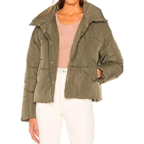 M3GAN Violet Mcgraw (Cady) Green Puffer Jacket