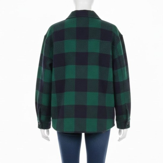 You People Amira Plaid (Amira) Wool Jacket