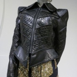 Cruella 2021 Emma Stone (Estella) Black Leather Jacket