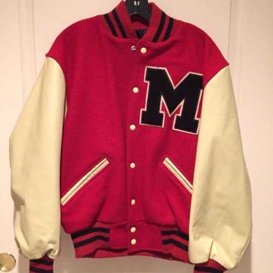 Glee Finn Hudson (Cory Monteith) Letterman Coat