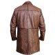 Red Notice Dwayne Johnson (John Hartley) Brown Leather Jacket