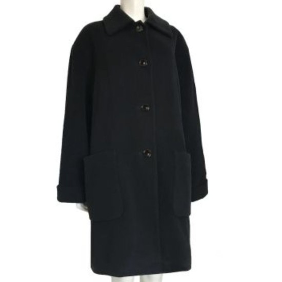 The Queen's Gambit (Beth Harmon) Anya Taylor-Joy Black Coat