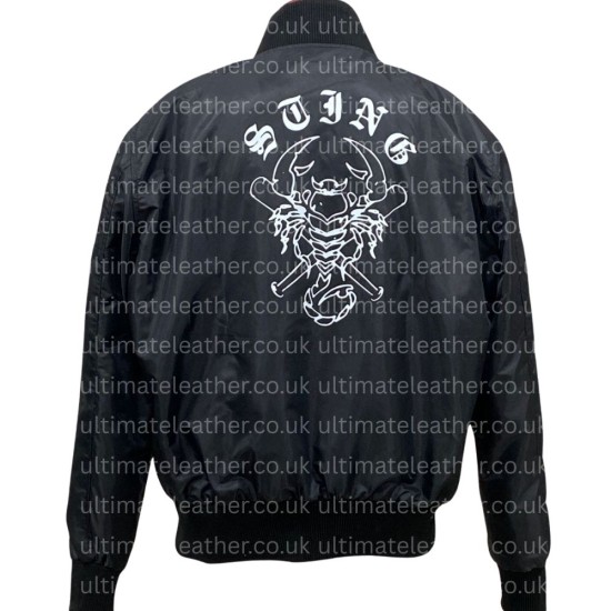 AEW Dynamite 2023 Wrestler Sting Bomber Jacket AEW Dynamite 2023 Wrestler Sting Bomber Jacket