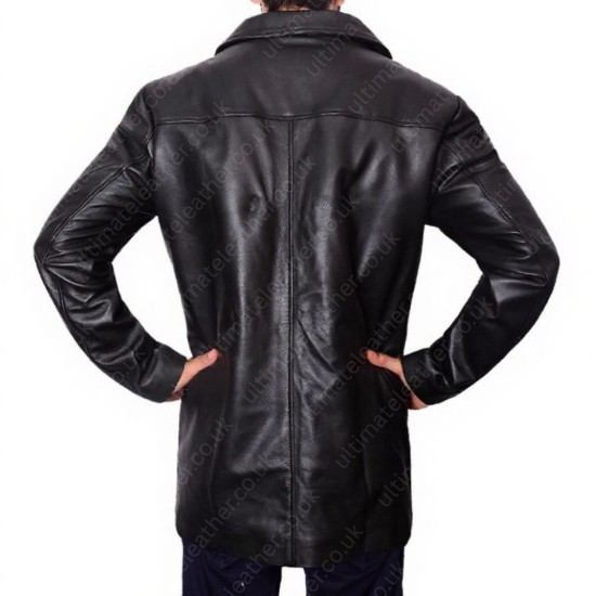 Insomnia 2002 Al Pacino (Will Dormer) Black Leather Jacket Insomnia 2002 Al Pacino (Will Dormer) Black Leather Jacket