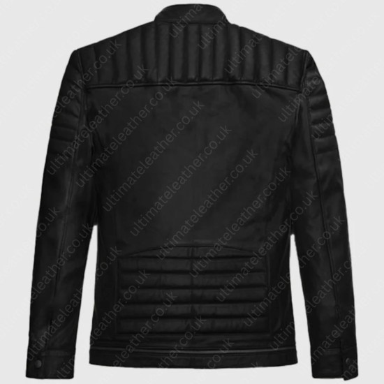 Andrew Tate Black Leather Biker Jacket Andrew Tate Black Leather Biker Jacket